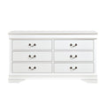 Mayville 6 Drawer Dresser in White 2147W-5