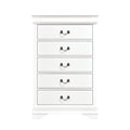 Mayville 5 Drawer Chest in White 2147W-9