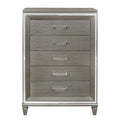 Tamsin Chest in Silver Grey Metallic 1616-9