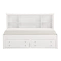 Meghan Twin Lounge Storage Bed in White 2058WHPRT-1*