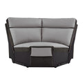 Laertes Corner Seat in Taupe Gray 8318-CR
