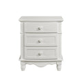 Clementine 3 Drawer Night Stand in White B1799-4