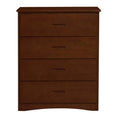 Rowe 4 Drawer Chest in Dark Cherry B2013DC-9