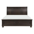 Begonia Queen Platform Bed in Gray 1718GY-1*