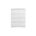 Galen 4 Drawer Chest in White B2053W-9