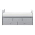 Orion Twin/Twin Trundle Bed w/ 2 Storage in Gray B2063PR-1*