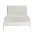 Cotterill Queen Upholstered Sleigh Bed in Antique White 1730WW-1*