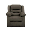 Discus Double Reclining Chair in Brown 9526BR-1