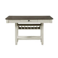 Granby Counter Height Dining Table in White & Brown 5627NW-36*