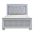 Allura Queen Panel Bed in Silver 1916-1*
