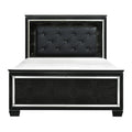 Allura Full Panel Bed in Black 1916FBK-1*