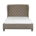 Vermillion Queen Upholstered Panel Bed in Gray 5442-1*