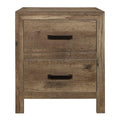 Mandan 2 Drawer Nightstand in Weathered Pine 1910-4