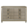 Youth Loudon 6 Drawer Dresser in Champagne Metallic B1515-5