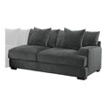 Worchester Right Side 2-Seater in Gray 9857DG-2R