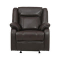 Jude Glider Recliner Chair in Brown 8201BRW-1