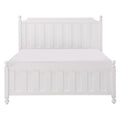 Wellsummer Full Panel Bed in White 1803WF-1*