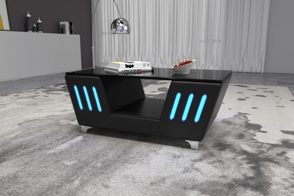 Tokyo Coffee Table, Occasional, PVC & Glass