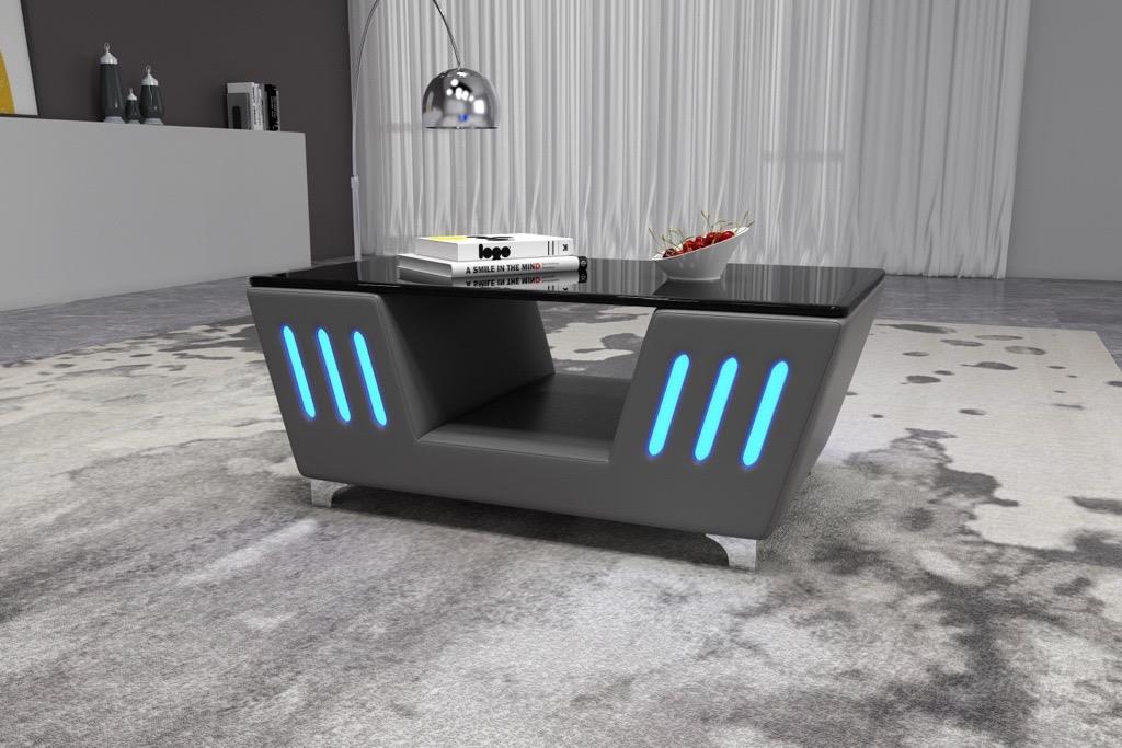 Tokyo Coffee Table, Occasional, PVC & Glass