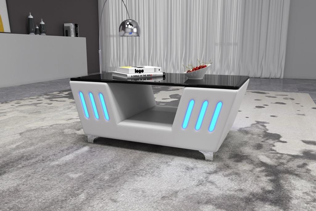 Tokyo Coffee Table, Occasional, PVC & Glass