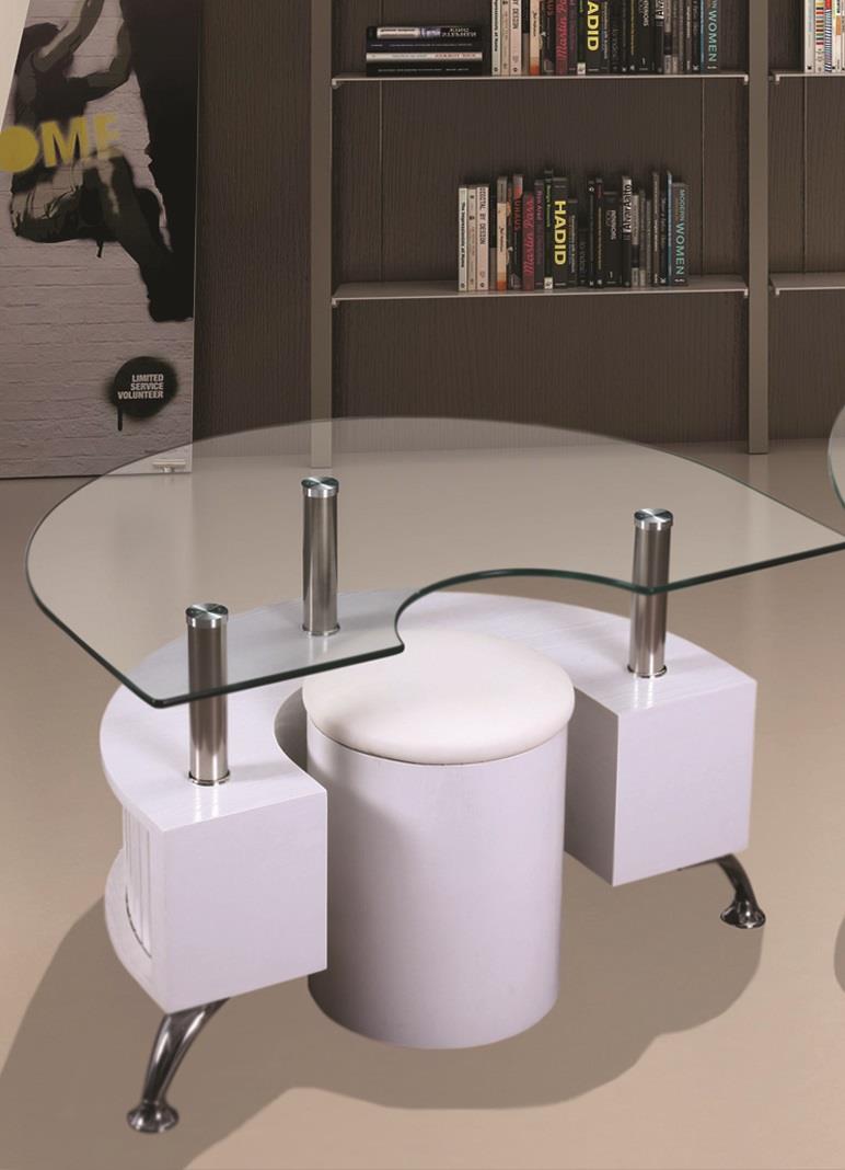 Marcos - Coffee Table, Occasional, Glass/MDF