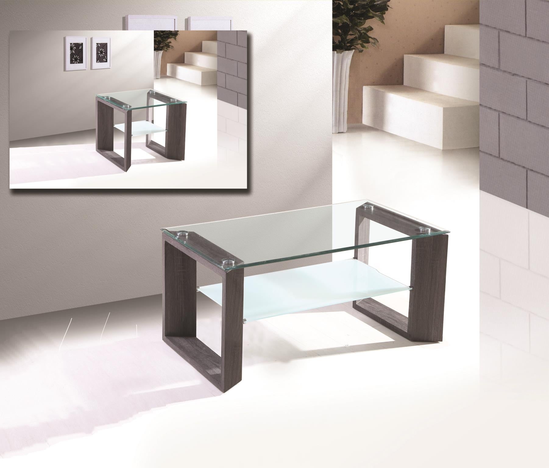 Doppio - Coffee Table, Occasional, Grey Each